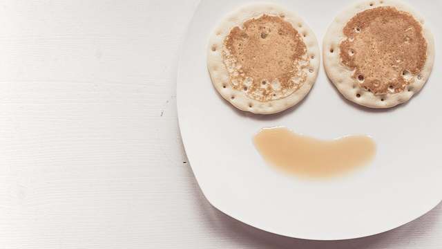 A breakfast plate