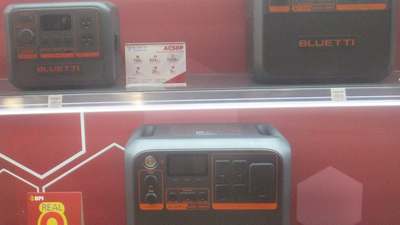 A BLUETTI portable power station on a table