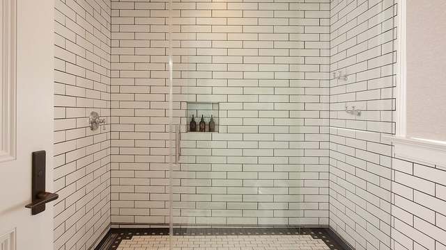 A shower stall