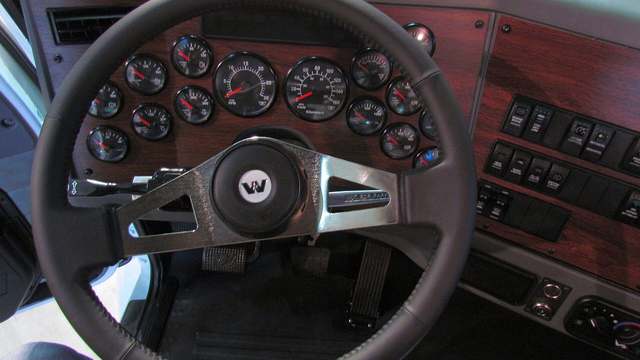 A steering wheel. A dash camera has to stay clear of the airbag and the driver's view